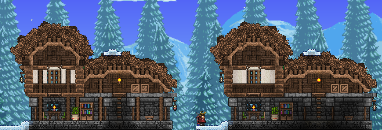 Comparison of two different houses
